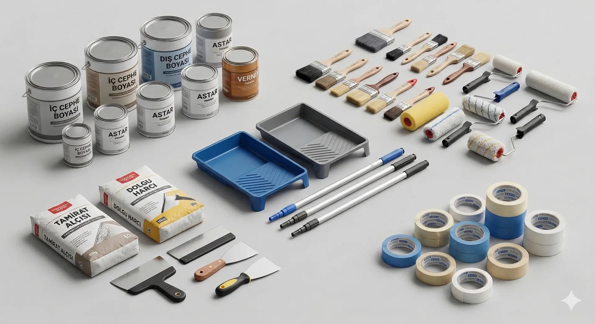 Boya & Yardımcılar